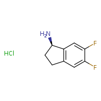 (1R)-5,6-difluoro-2,3-dihydro-1H-inden-1-amine hydrochloride