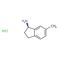 (1R)-6-methyl-2,3-dihydro-1H-inden-1-amine hydrochloride