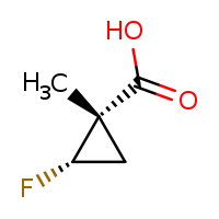 (1S,2S)-2-fluoro-1-methylcyclopropane-1-carboxylic acid