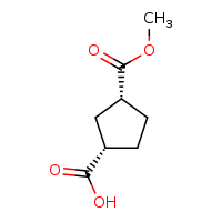 (1S,3R)-3-(methoxycarbonyl)cyclopentane-1-carboxylic acid