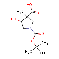 1-(tert-butoxycarbonyl)-4-hydroxy-3-methylpyrrolidine-3-carboxylic acid