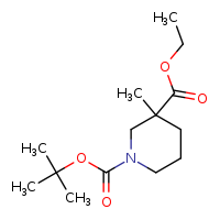 1-tert-butyl 3-ethyl 3-methylpiperidine-1,3-dicarboxylate