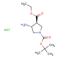 1-tert-butyl 3-ethyl (3S,4R)-4-aminopyrrolidine-1,3-dicarboxylate hydrochloride