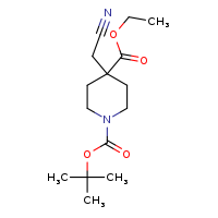 1-tert-butyl 4-ethyl 4-(cyanomethyl)piperidine-1,4-dicarboxylate