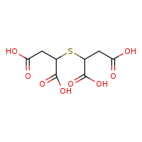 2-[(1,2-dicarboxyethyl)sulfanyl]butanedioic acid
