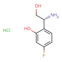 2-[(1R)-1-amino-2-hydroxyethyl]-5-fluorophenol hydrochloride
