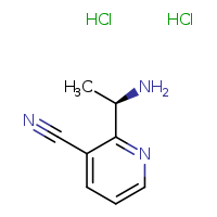 2-[(1R)-1-aminoethyl]pyridine-3-carbonitrile dihydrochloride