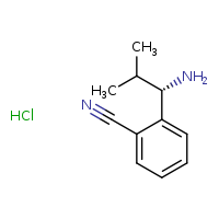 2-[(1S)-1-amino-2-methylpropyl]benzonitrile hydrochloride