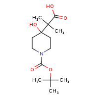 2-[1-(tert-butoxycarbonyl)-4-hydroxypiperidin-4-yl]-2-methylpropanoic acid