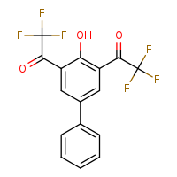 2,2,2-trifluoro-1-[4-hydroxy-5-(2,2,2-trifluoroacetyl)-[1,1'-biphenyl]-3-yl]ethanone