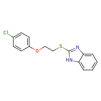2-{[2-(4-chlorophenoxy)ethyl]sulfanyl}-1H-1,3-benzodiazole