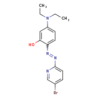 2-[2-(5-bromopyridin-2-yl)diazen-1-yl]-5-(diethylamino)phenol