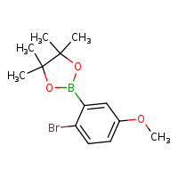 2-(2-bromo-5-methoxyphenyl)-4,4,5,5-tetramethyl-1,3,2-dioxaborolane