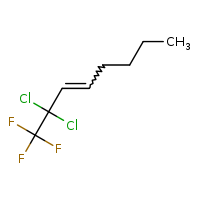 2,2-dichloro-1,1,1-trifluorooct-3-ene