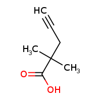 2,2-dimethylpent-4-ynoic acid