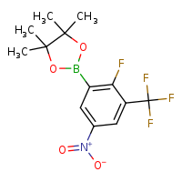 2-[2-fluoro-5-nitro-3-(trifluoromethyl)phenyl]-4,4,5,5-tetramethyl-1,3,2-dioxaborolane