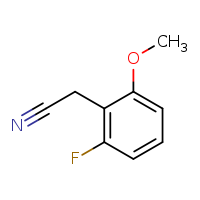 2-(2-fluoro-6-methoxyphenyl)acetonitrile
