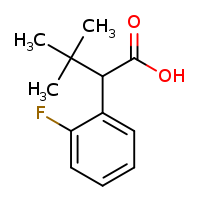 2-(2-fluorophenyl)-3,3-dimethylbutanoic acid