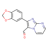 2-(2H-1,3-benzodioxol-5-yl)imidazo[1,2-a]pyrimidine-3-carbaldehyde