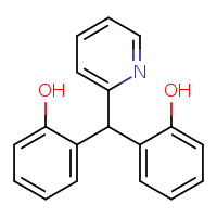 2-[(2-hydroxyphenyl)(pyridin-2-yl)methyl]phenol