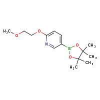2-(2-methoxyethoxy)-5-(4,4,5,5-tetramethyl-1,3,2-dioxaborolan-2-yl)pyridine