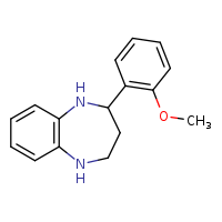 2-(2-methoxyphenyl)-2,3,4,5-tetrahydro-1H-1,5-benzodiazepine