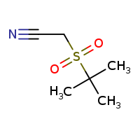 2-(2-methylpropane-2-sulfonyl)acetonitrile