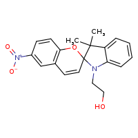 2-{3',3'-dimethyl-6-nitrospiro[chromene-2,2'-indol]-1'-yl}ethanol