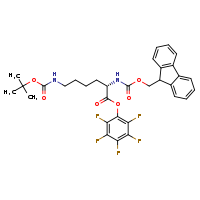 2,3,4,5,6-pentafluorophenyl (2S)-6-[(tert-butoxycarbonyl)amino]-2-{[(9H-fluoren-9-ylmethoxy)carbonyl]amino}hexanoate