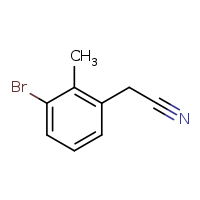 2-(3-bromo-2-methylphenyl)acetonitrile