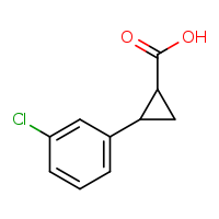 2-(3-chlorophenyl)cyclopropane-1-carboxylic acid