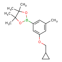 2-[3-(cyclopropylmethoxy)-5-methylphenyl]-4,4,5,5-tetramethyl-1,3,2-dioxaborolane