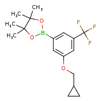 2-[3-(cyclopropylmethoxy)-5-(trifluoromethyl)phenyl]-4,4,5,5-tetramethyl-1,3,2-dioxaborolane