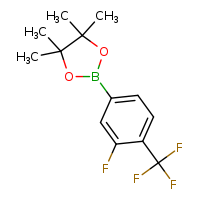 2-[3-fluoro-4-(trifluoromethyl)phenyl]-4,4,5,5-tetramethyl-1,3,2-dioxaborolane