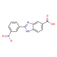 2-(3-nitrophenyl)-1H-1,3-benzodiazole-5-carboxylic acid