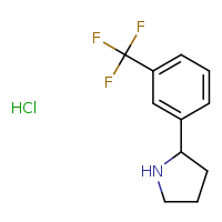 2-[3-(trifluoromethyl)phenyl]pyrrolidine hydrochloride