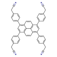 2-(4-{3,6,8-tris[4-(cyanomethyl)phenyl]pyren-1-yl}phenyl)acetonitrile