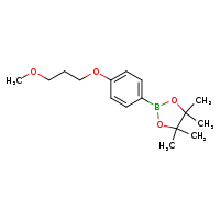 2-[4-(3-methoxypropoxy)phenyl]-4,4,5,5-tetramethyl-1,3,2-dioxaborolane