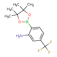 2-(4,4,5,5-tetramethyl-1,3,2-dioxaborolan-2-yl)-5-(trifluoromethyl)aniline
