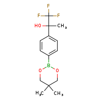2-[4-(5,5-dimethyl-1,3,2-dioxaborinan-2-yl)phenyl]-1,1,1-trifluoropropan-2-ol