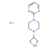 2-[4-(azetidin-3-yl)piperazin-1-yl]pyrimidine hydrochloride