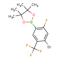 2-[4-bromo-2-fluoro-5-(trifluoromethyl)phenyl]-4,4,5,5-tetramethyl-1,3,2-dioxaborolane