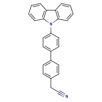 2-[4'-(carbazol-9-yl)-[1,1'-biphenyl]-4-yl]acetonitrile