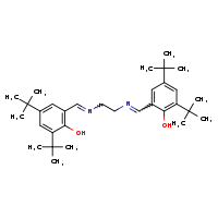 2,4-di-tert-butyl-6-[(E)-({2-[(E)-[(3,5-di-tert-butyl-2-hydroxyphenyl)methylidene]amino]ethyl}imino)methyl]phenol