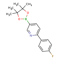 2-(4-fluorophenyl)-5-(4,4,5,5-tetramethyl-1,3,2-dioxaborolan-2-yl)pyridine