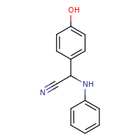 2-(4-hydroxyphenyl)-2-(phenylamino)acetonitrile