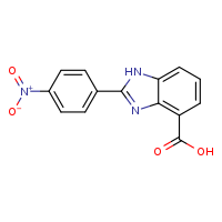 2-(4-nitrophenyl)-1H-1,3-benzodiazole-4-carboxylic acid