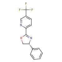 2-[(4R)-4-phenyl-4,5-dihydro-1,3-oxazol-2-yl]-5-(trifluoromethyl)pyridine