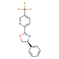2-[(4S)-4-phenyl-4,5-dihydro-1,3-oxazol-2-yl]-5-(trifluoromethyl)pyridine