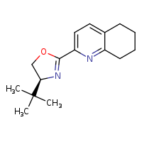 2-[(4S)-4-tert-butyl-4,5-dihydro-1,3-oxazol-2-yl]-5,6,7,8-tetrahydroquinoline